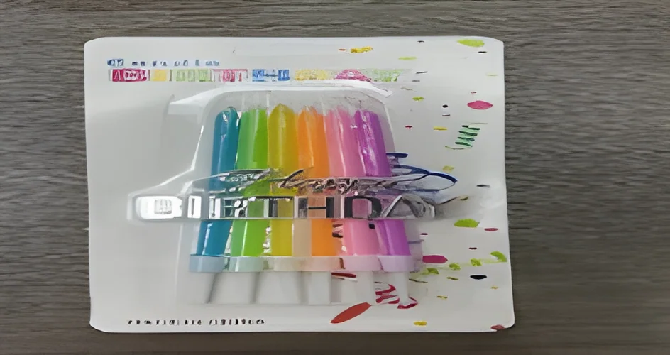 6 Pieces of Crystal Rod Candle + Insert
