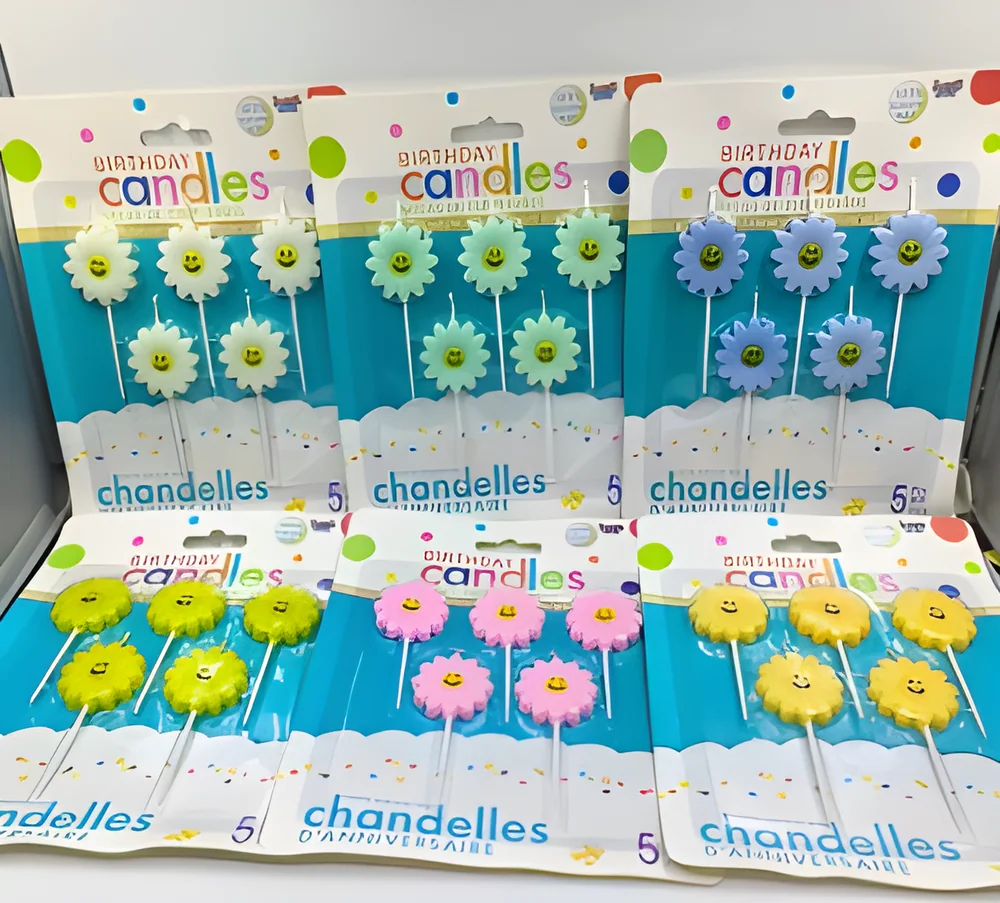 Birthday Candle – Blister Card Flower