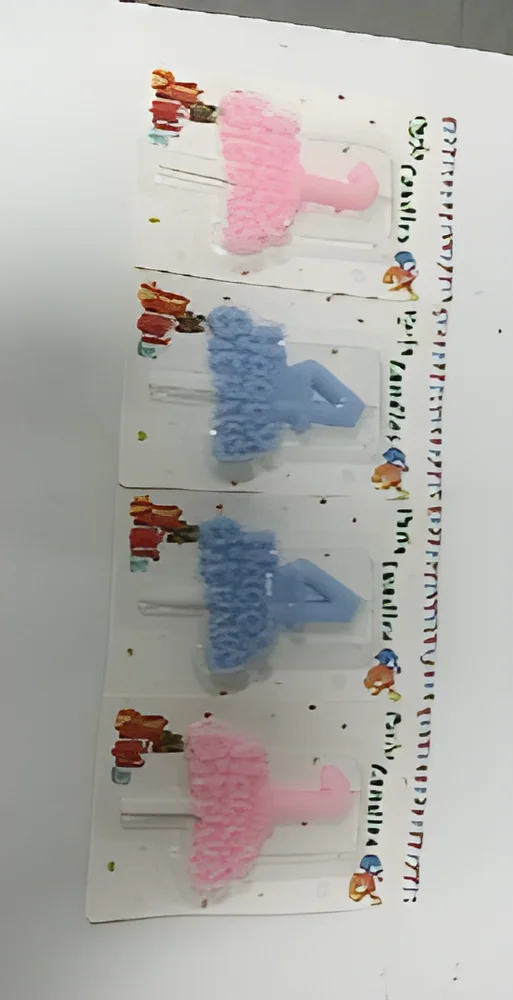 Happ Digital Macaron Color Row of Candles