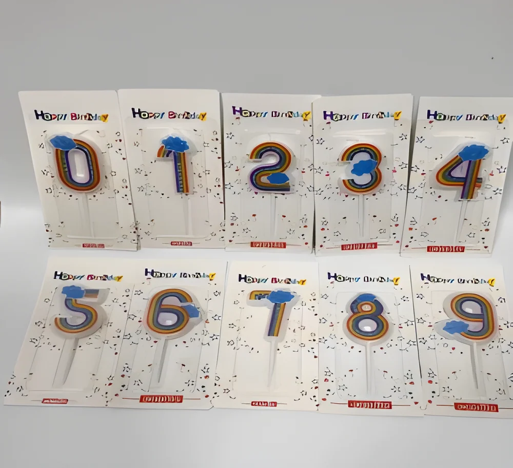 Number Candle – Rainbow Digital