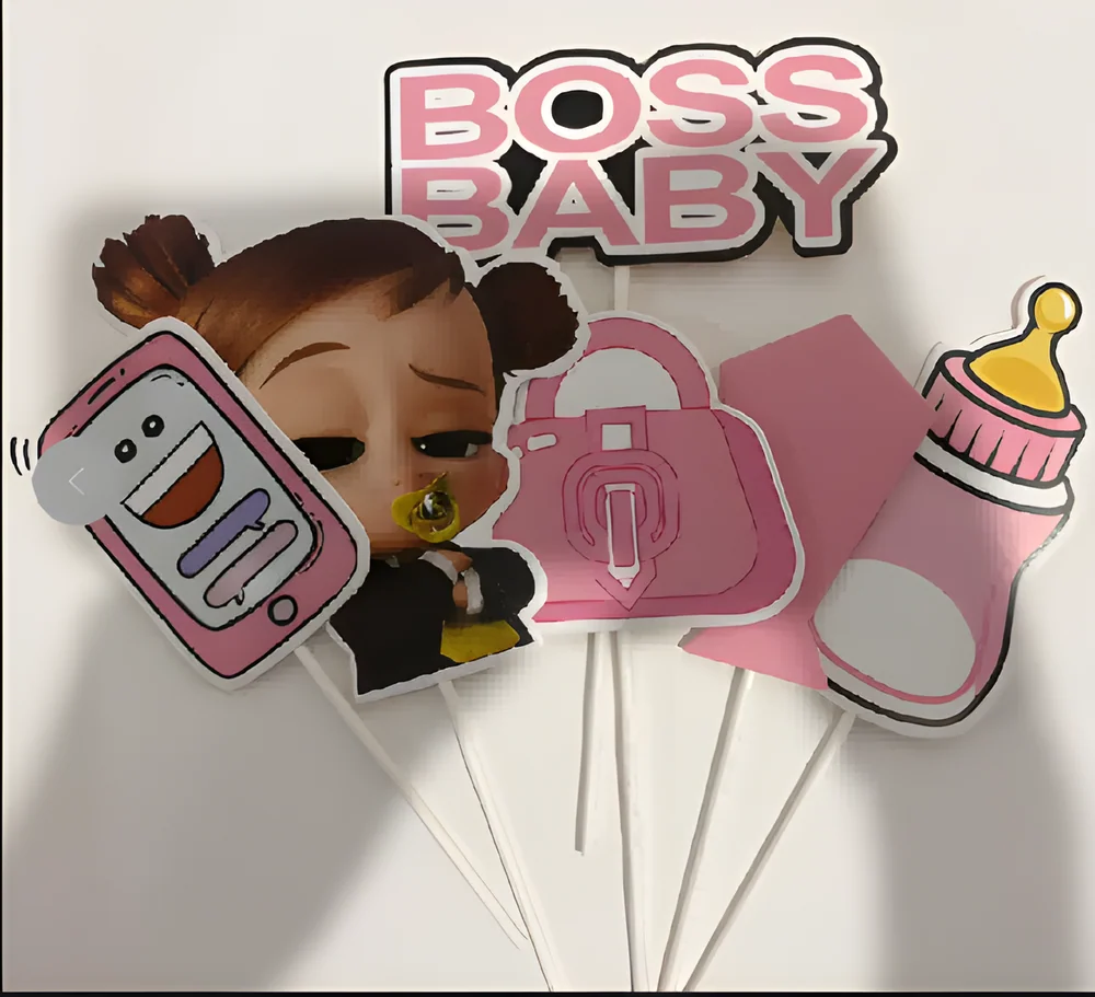 Boss Baby Set Cake Topper