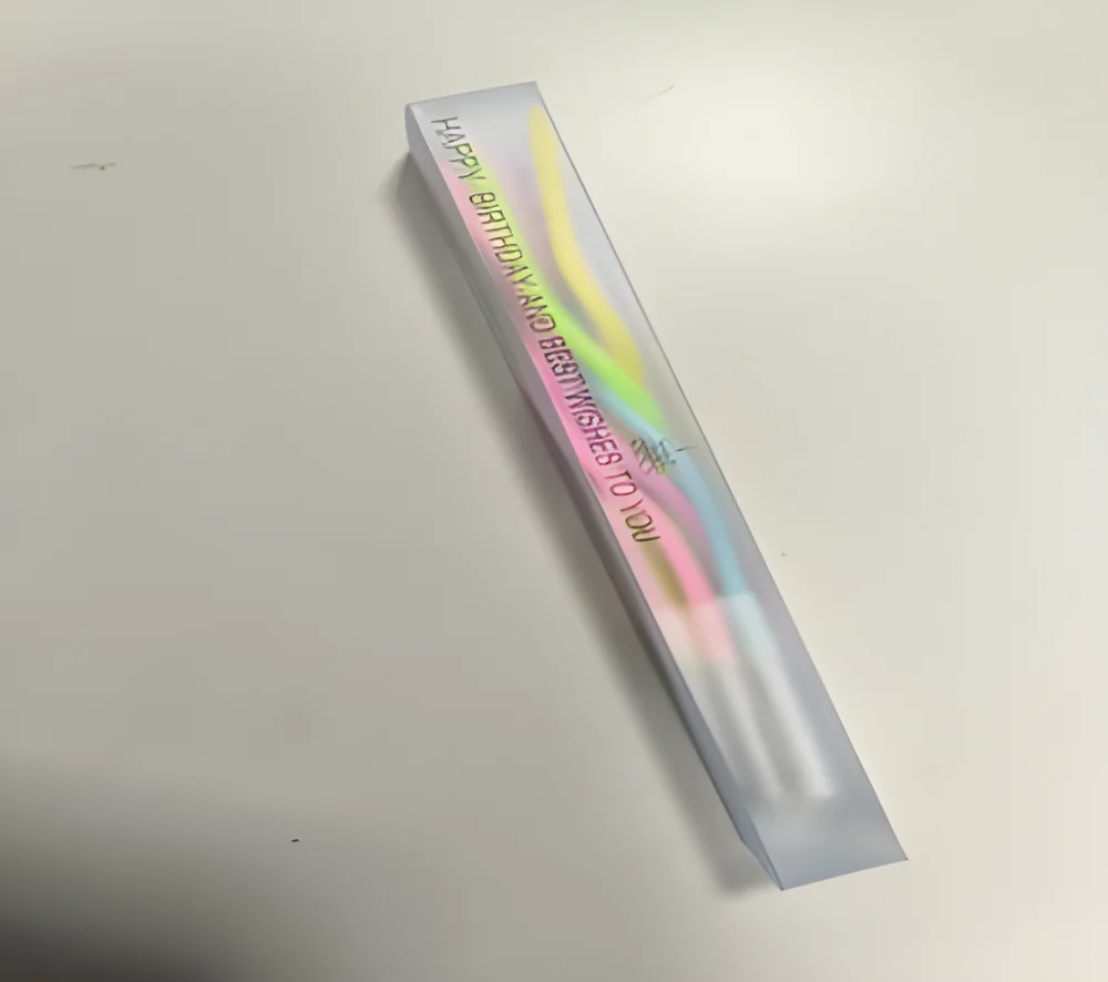 Birthday Candle – PVC Box 6 Crystal Curves