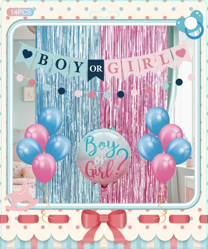 Boy or Girl Gender Reveal – 14 pcs