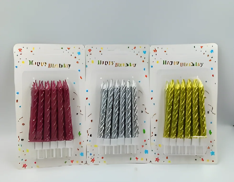 Birthday Candle – Thick 12 Threads Gold Plated – Style 1