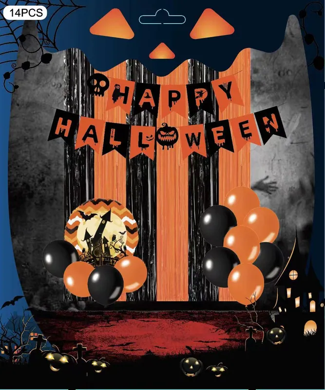 Halloween Decoration Kit – 14 pcs – Style 2