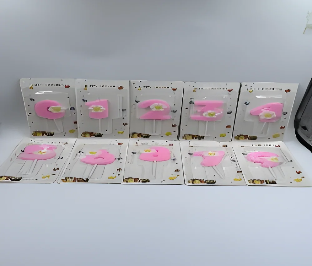 Number Candle – Flower Digital Card