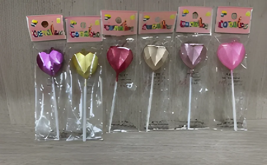 Birthday Candle – Pocketed Diamond Love Gold Plated