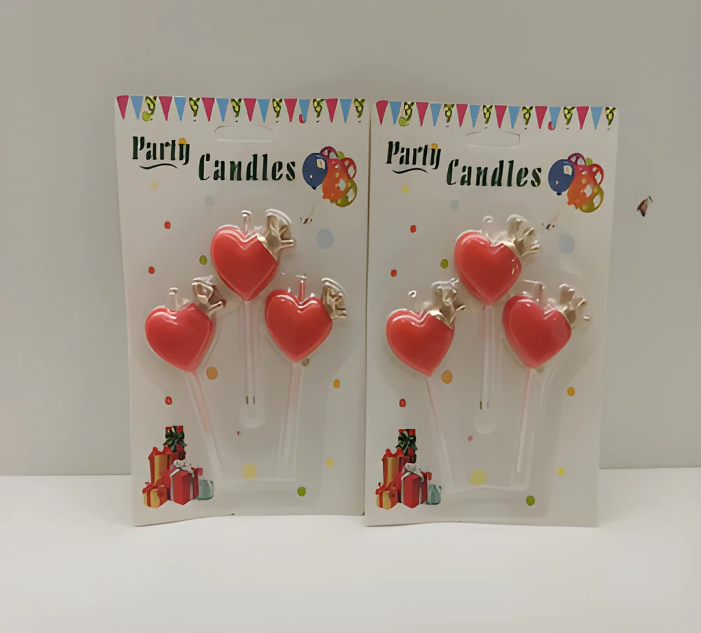 Birthday Candle – Short Game 4P Red + Crown