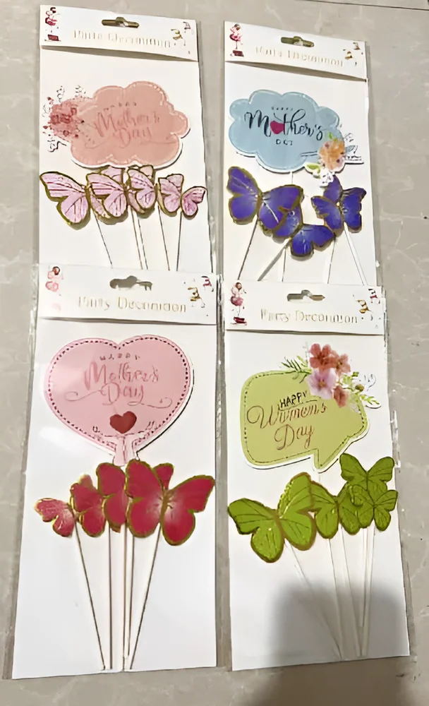 Mother's Day Cake Topper Set