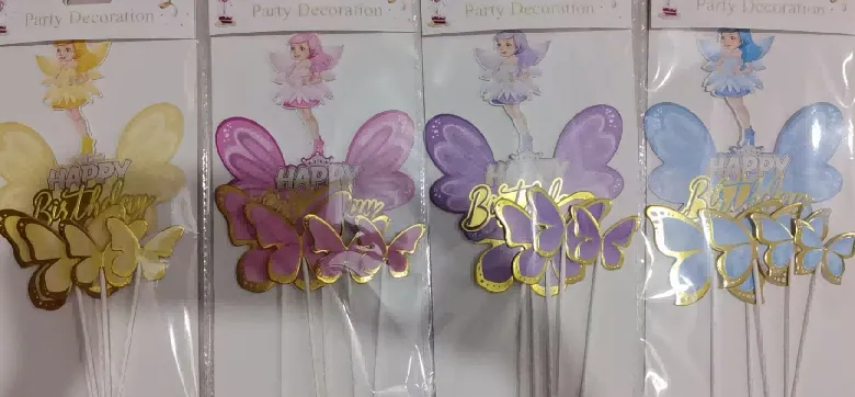 Butterfly Set Cake Topper – Style 3