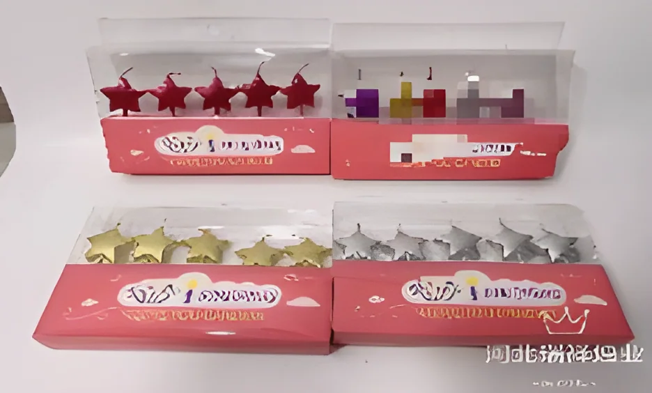 Birthday Candle – PVC 5 Five-stars (Painted)