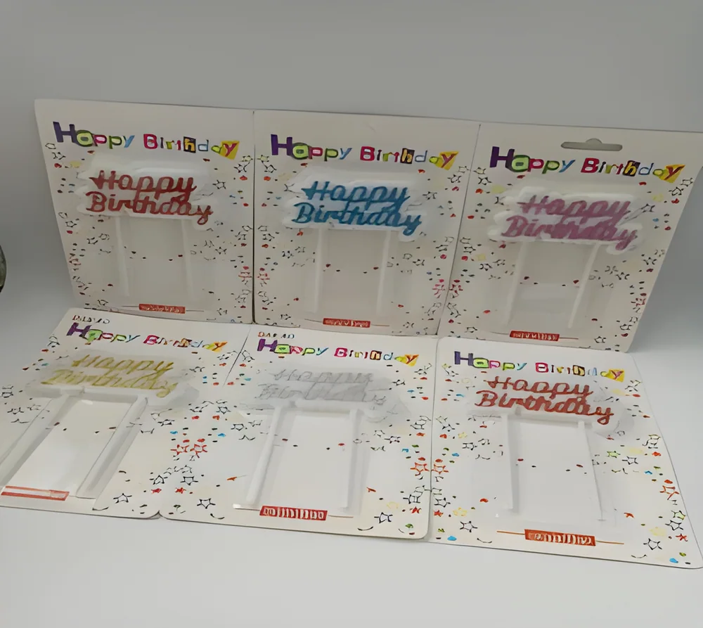 Birthday Candle – Glitter Happy