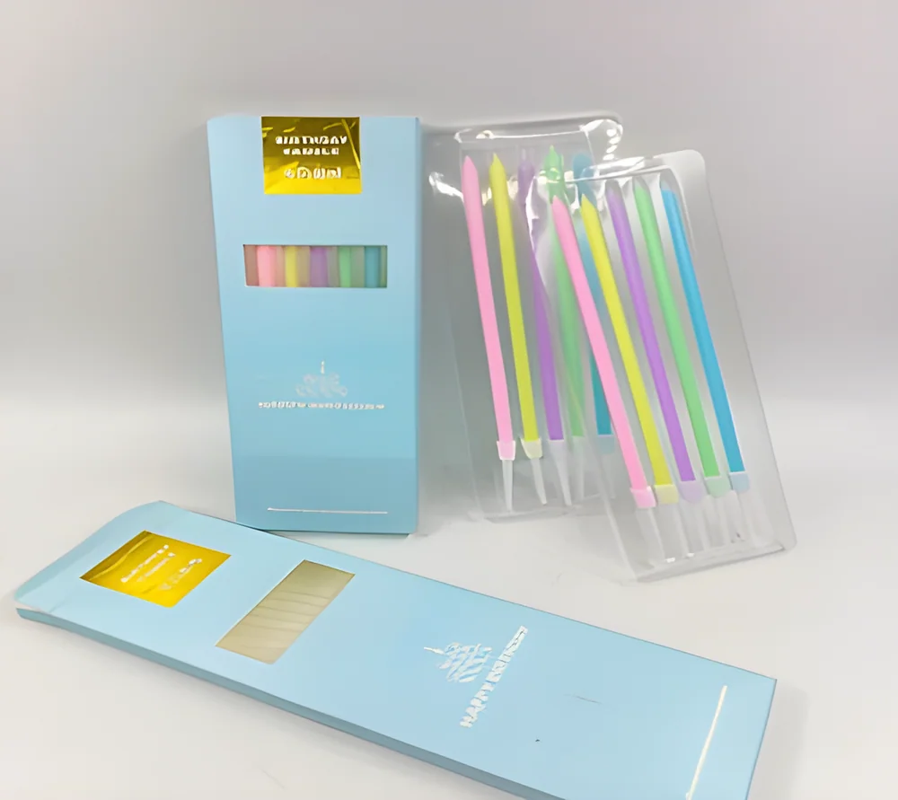 Birthday Candle – Blue Box of Ten Crystals