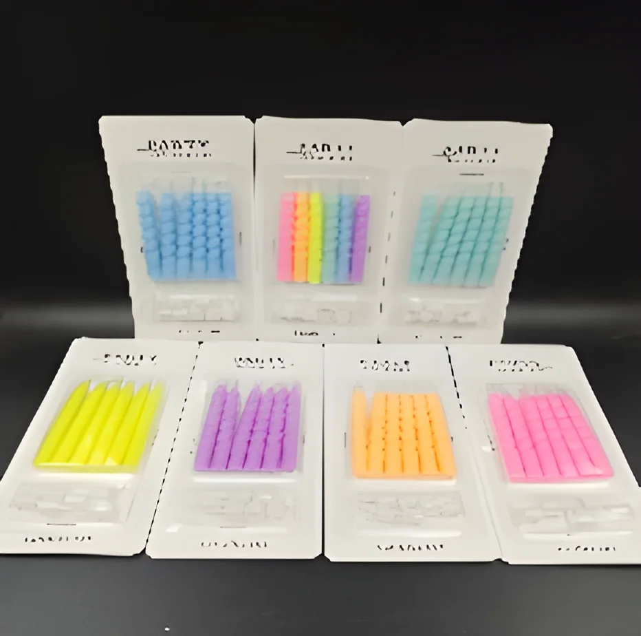 Birthday Candle – Twist 6-piece Separated Crystal Color Card