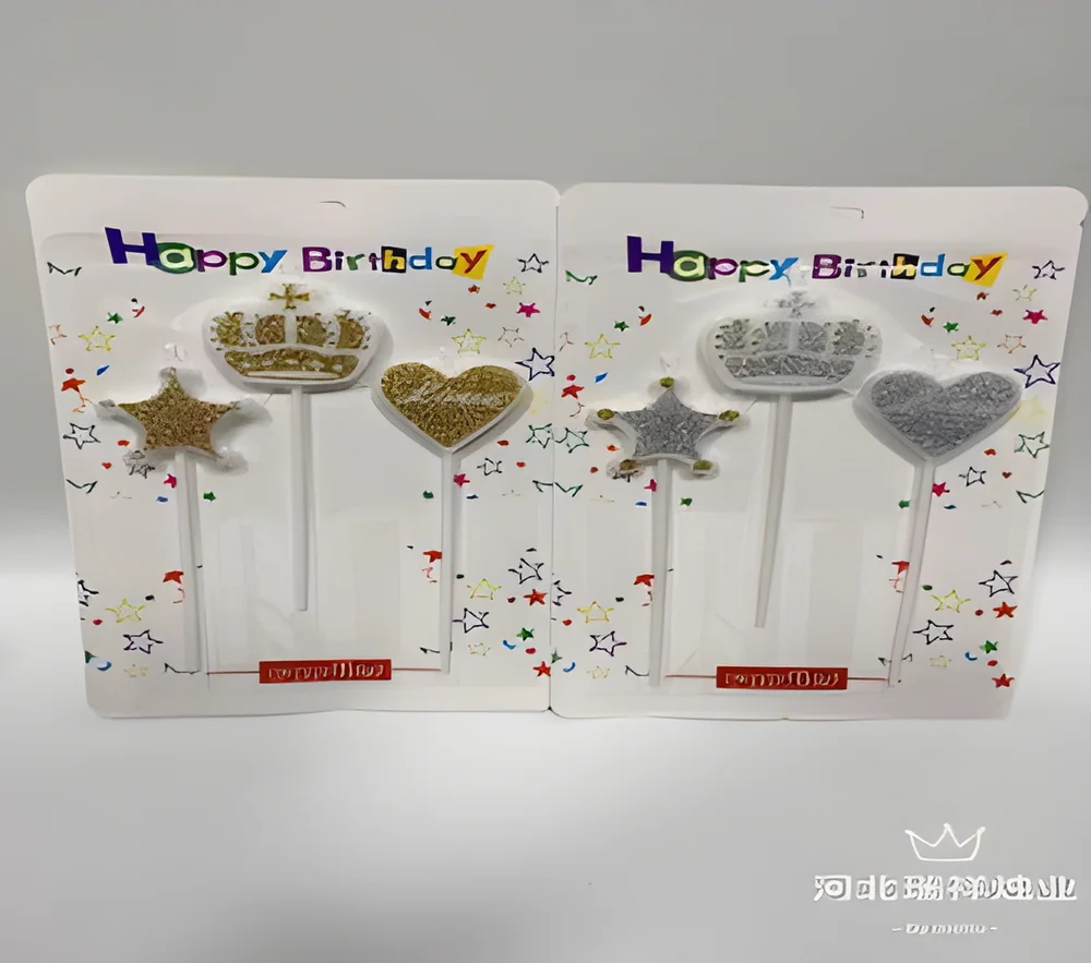 Birthday Candle – Glitter Crown