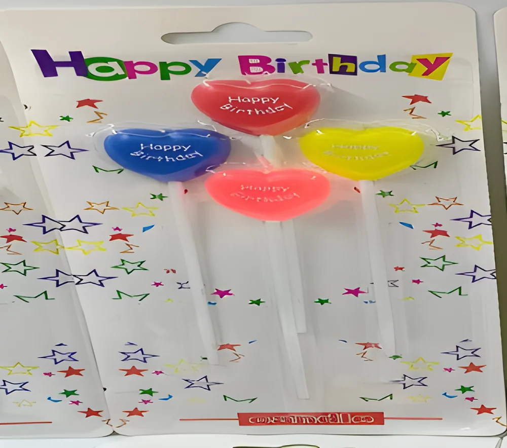 Birthday Candle – 4P Printing (Happy)