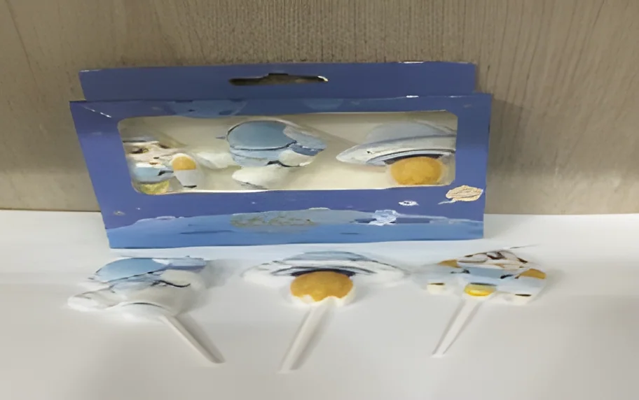 Birthday Candle – Spaceship Combination