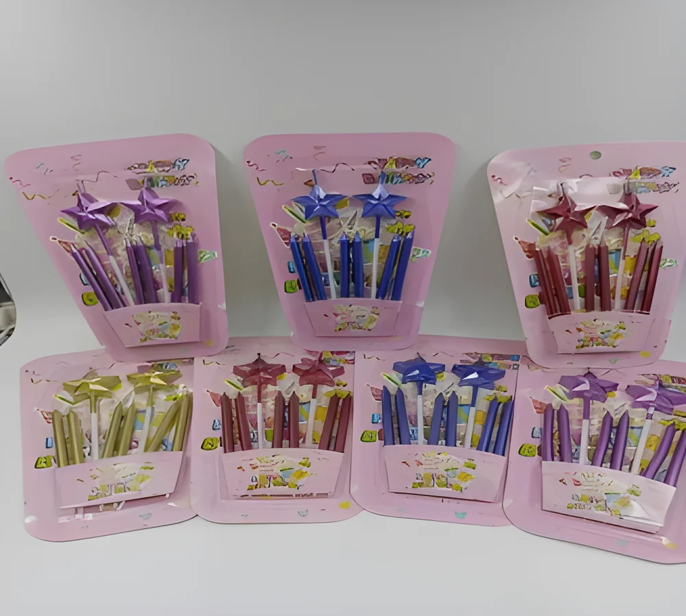 Birthday Candle Set 6+2