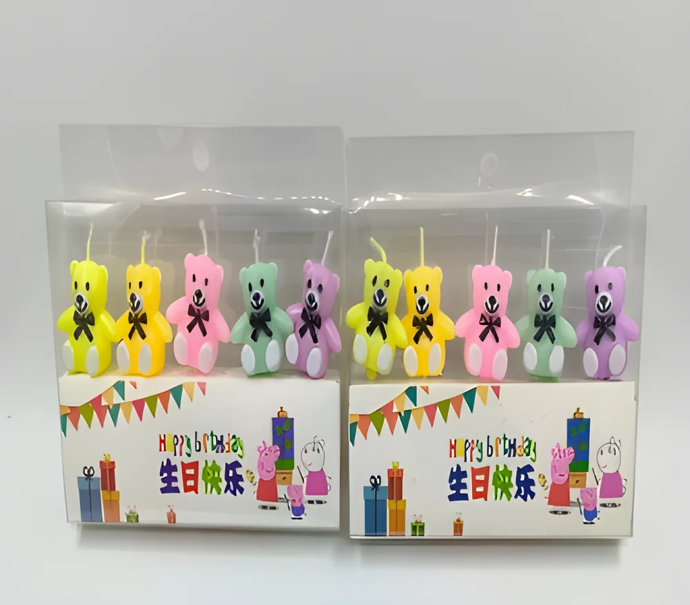 Birthday Candle – PVC5 Crystal Bears