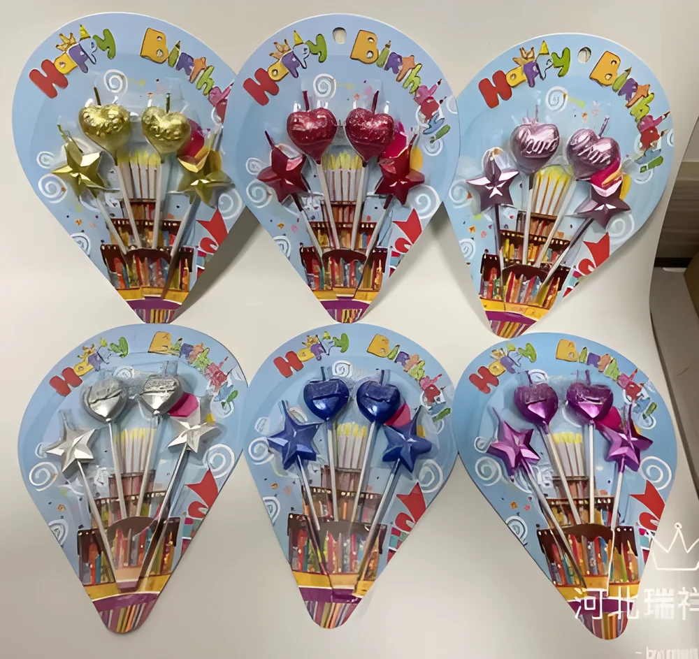 Birthday Candle Set 2+2