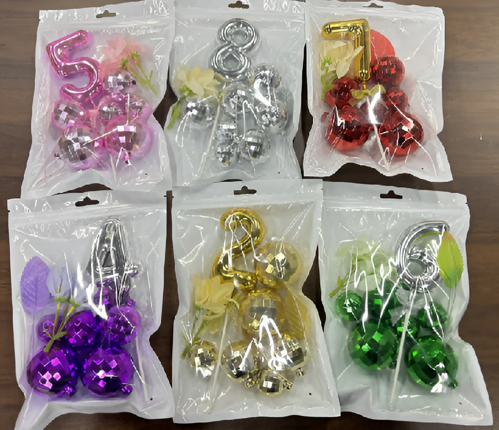 Cake Topper Ball Set – Style 2