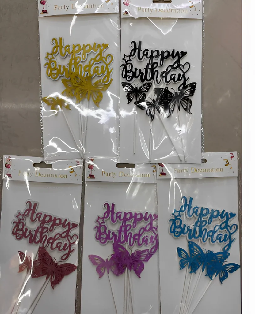 Butterfly Set Cake Topper – Style 6